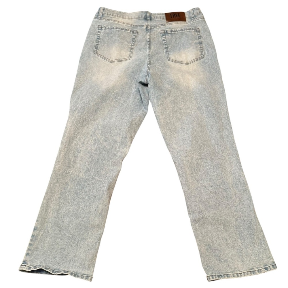 FRYE Womens Light Wash High Waisted Mom Jeans Size 12 - Picture 2 of 11